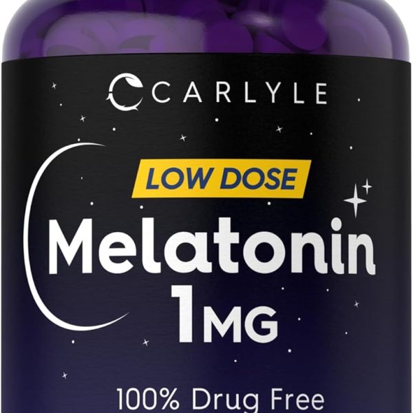 Melatonina 1 mg Baja Dosis 300 Tabletas Vegetarianas