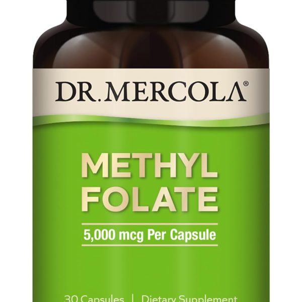 Dr. Mercola folato metilado 5000 mcg 30 Cápsulas