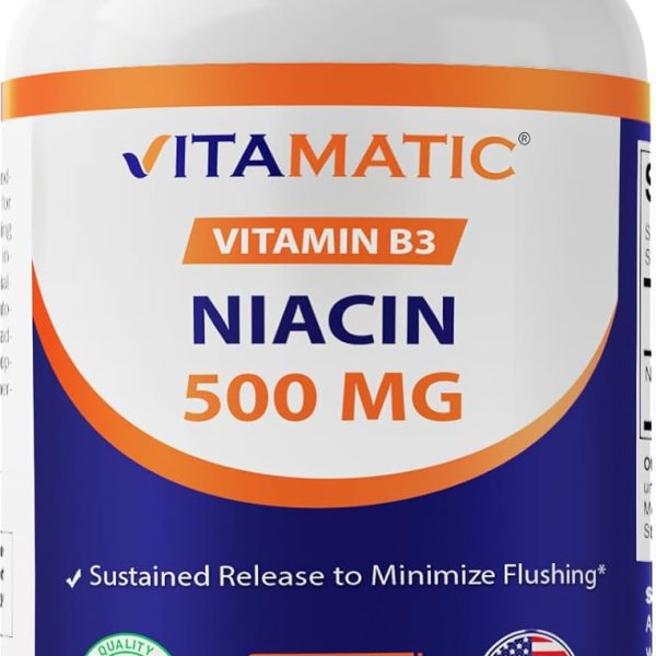 Vitamatic Niacina 500 mg 240 Tabs Energía y Circulación