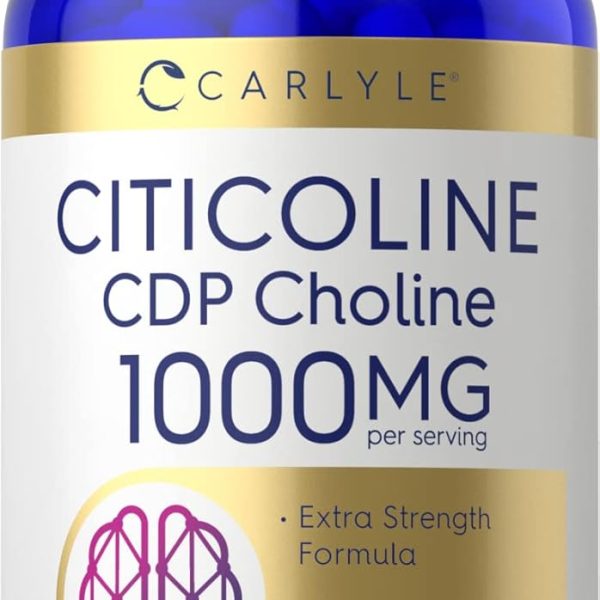 Carlyle Citicolina 1000 mg 60 Caps Memoria y Enfoque Cognitivo