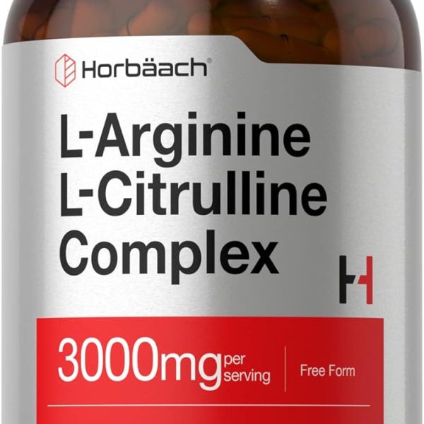 Horbaach Complejo de Arginina Citrulina 3000 mg 250 Caps