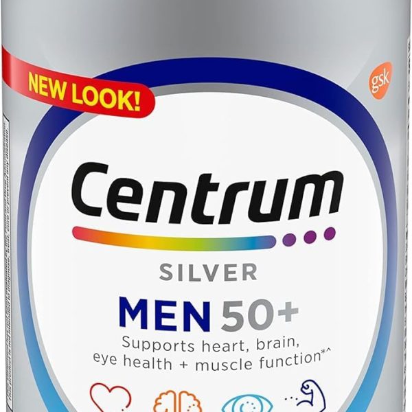 Centrum Silver Men 50+ 200 Tabs Multivitamínico Adulto Mayor