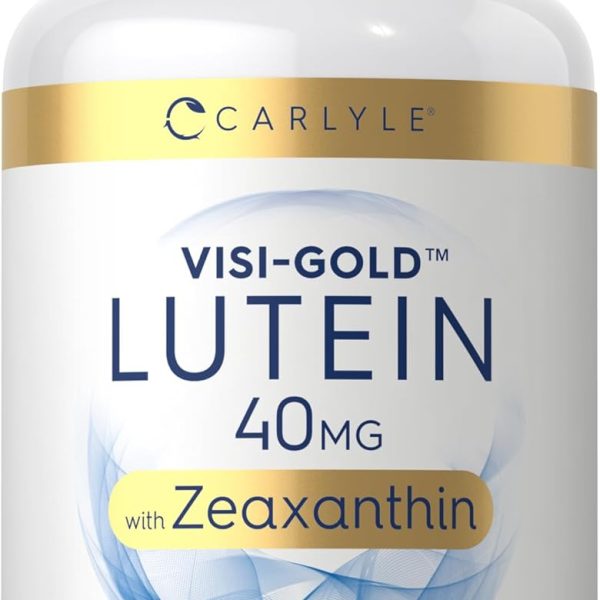 Carlyle Luteína 40 mg + Zeaxantina 180 Softgels Visión y Luz Azul