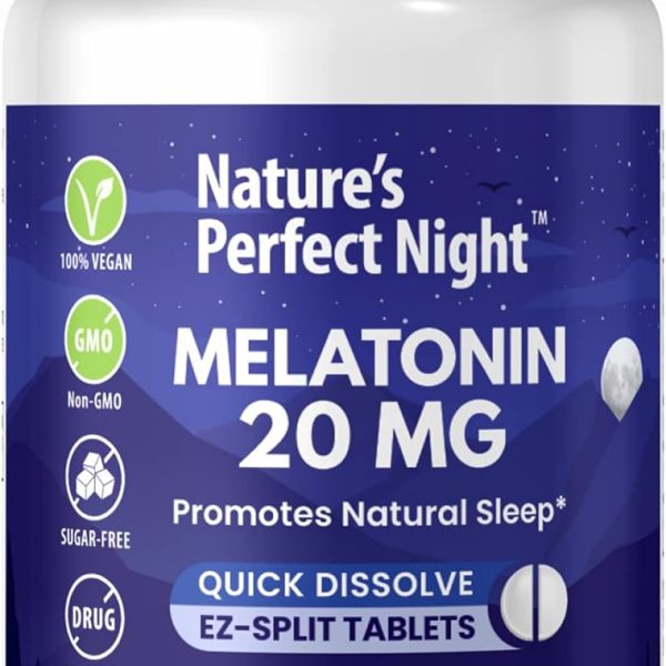 Perfect Night Melatonina 20 mg 180 Tabs Sueño Profundo
