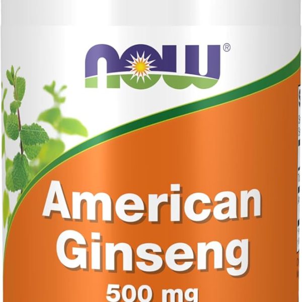 extracto de ginseng americano NOW 100 Cápsulas