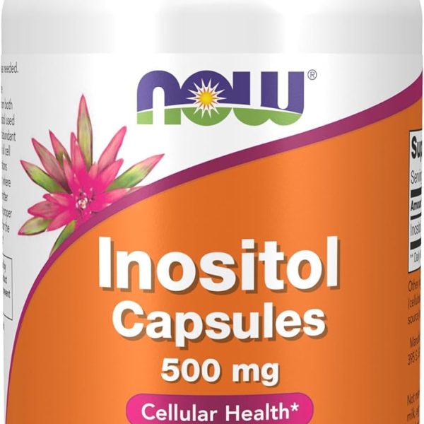 NOW Inositol 500 mg 100 Cápsulas