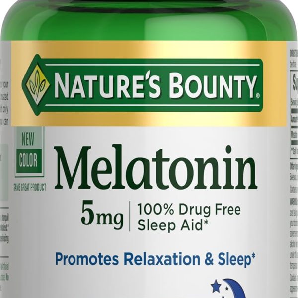 Nature’s Bounty Melatonina 5 mg 90 Softgels Sueño