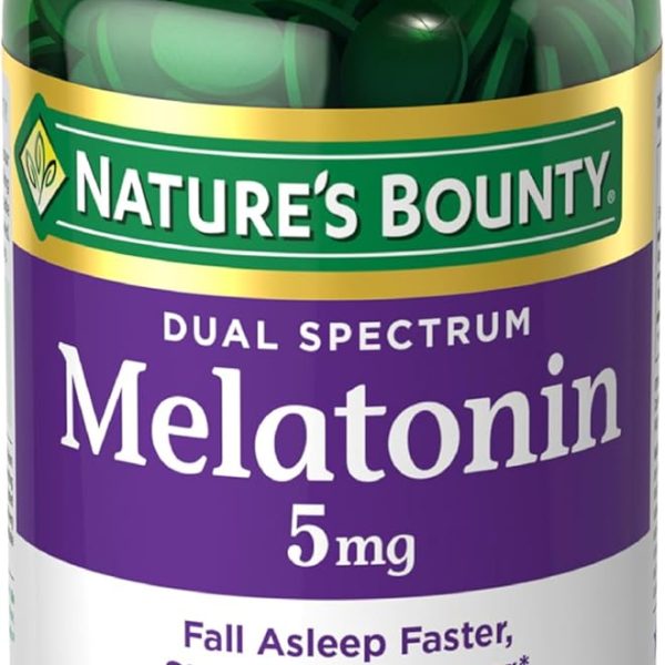 Nature’s Bounty Melatonina 5 mg 60 Tabs Bicapa Sueño