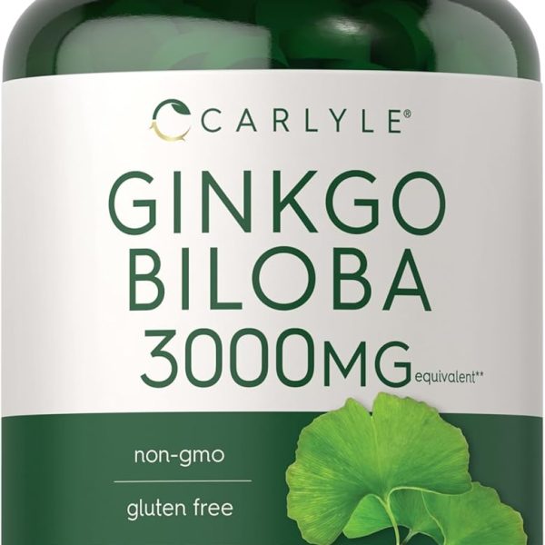 Carlyle Ginkgo Biloba 3000 mg 400 Tabs Memoria y Circulación Mental