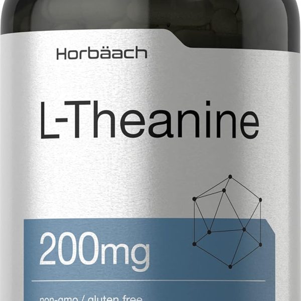 Horbaach L-Teanina 200 mg 400 Caps Relajación y Enfoque