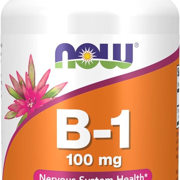 Vitamina B1 100 mg Now Foods 100 Tabletas