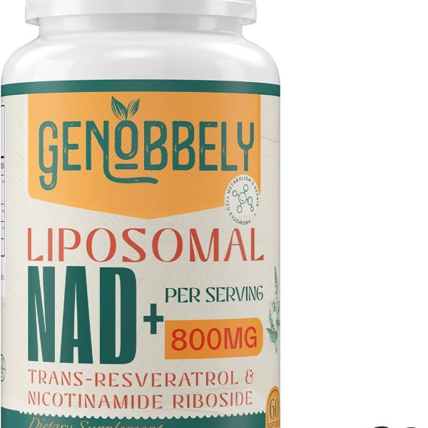 Genobbely NAD+ Liposomal 800 mg 60 Softgels Energía Celular