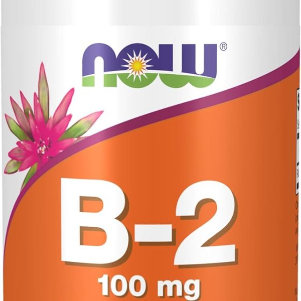 Now B2 100 mg 100 Caps Energía, Metabolismo y Sistema Nervioso