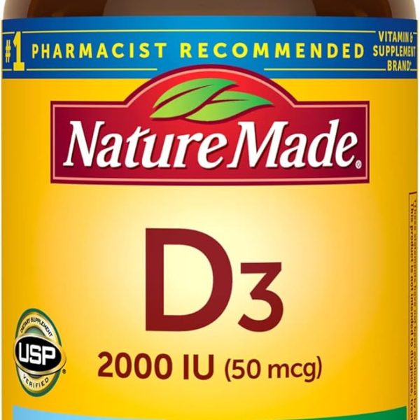 Nature Made Vitamina D3 2000 IU – 90 Softgel