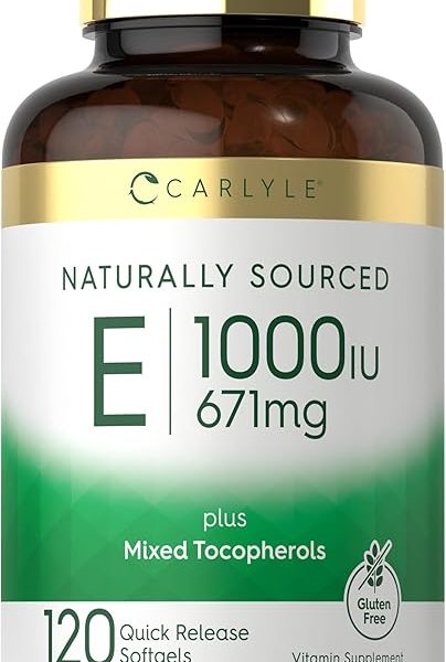 Carlyle Vitamina E 1000 IU 671 mg – 120 Softgels