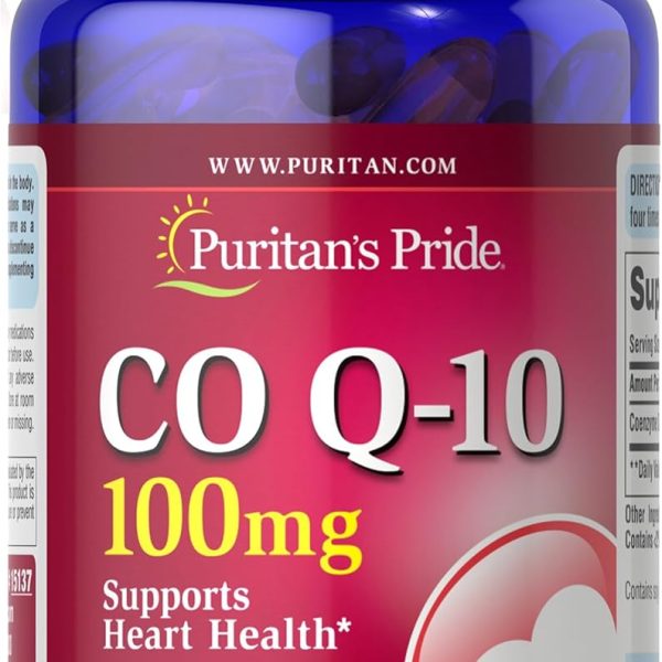 Puritan’s Pride CoQ10 100 mg 240 Softgels
