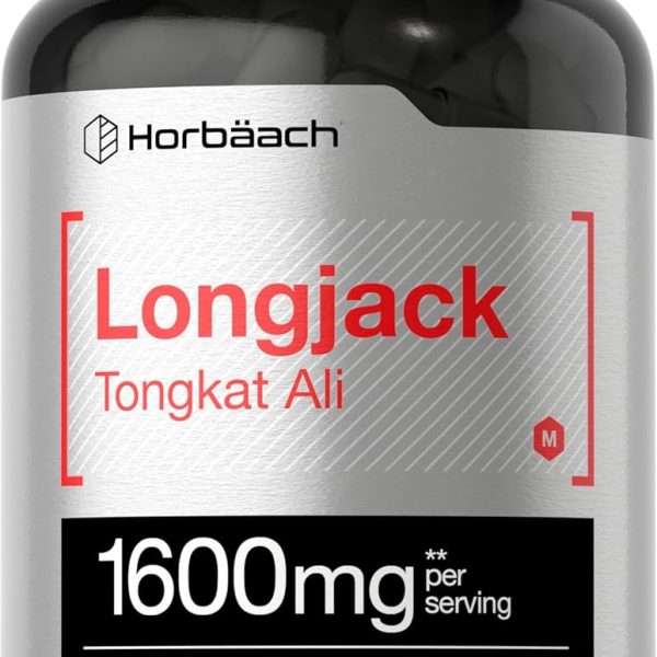 Horbäach Tongkat Ali 1600 mg 120 Caps Energía y Vitalidad Masculina