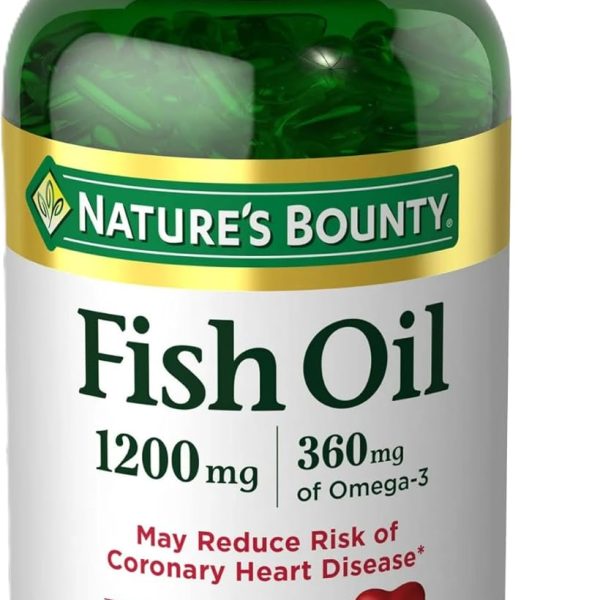 Nature’s Bounty Omega-3 1200 mg 200 Softgels Corazón y Cerebro