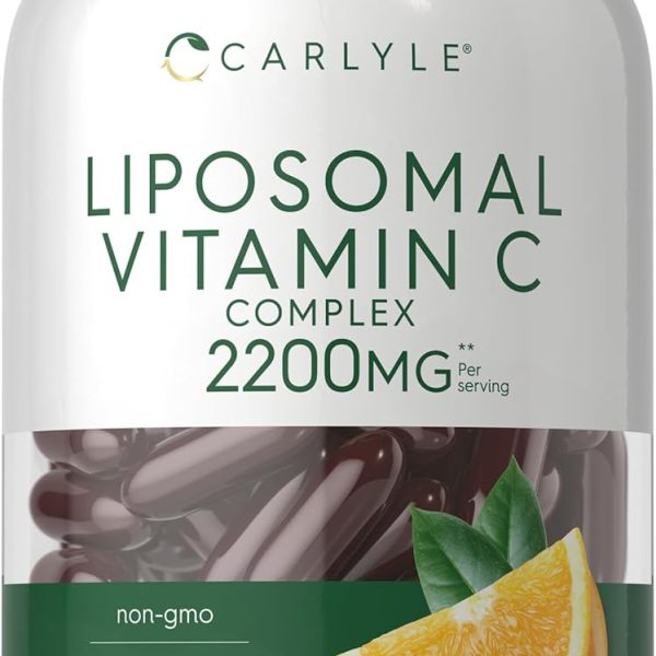 Carlyle Vitamina C Liposomal 2200 mg 90 Softgels Inmunidad y Piel