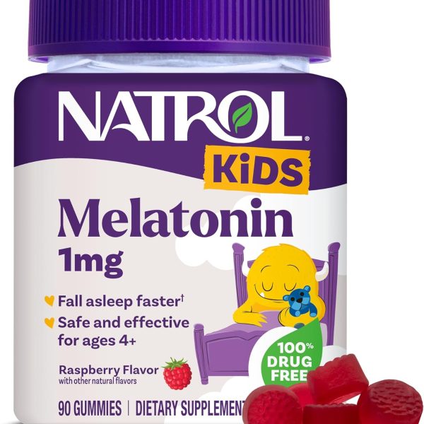 Natrol Kids Melatonina 1 mg 90 Gummies Sueño Infantil