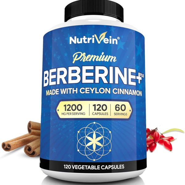 berberina canela con de Ceilán 1200 mg Nutrivein 120 Caps