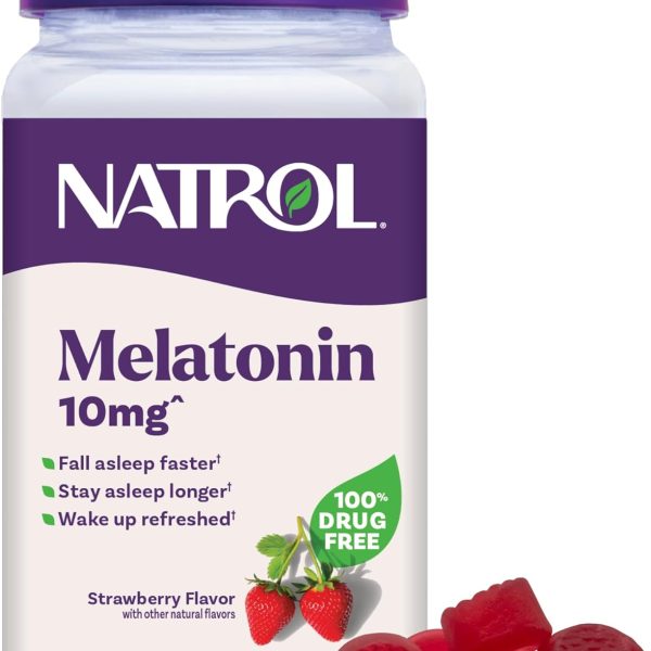 Natrol Melatonina 10 mg 90 Gummies Sueño Profundo y Natural