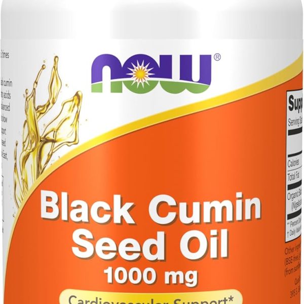 NOW Comino Negro 1000 mg 60 Softgels Inmunidad