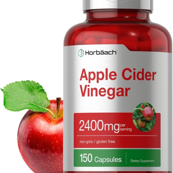 Horbaach vinagre de sidra de manzana 2400 mg 150 Cápsulas