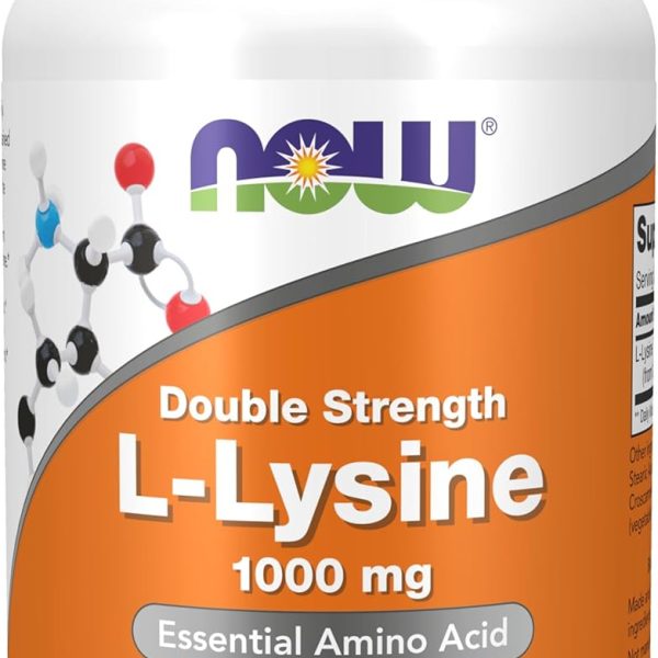 Now L-Lysine 1000 mg 100 Tabs Inmunidad, Herpes y Colágeno