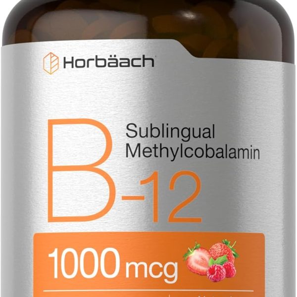 Horbaach B12 1000 mcg 400 Tabs Sublinguales Energía y Metabolismo