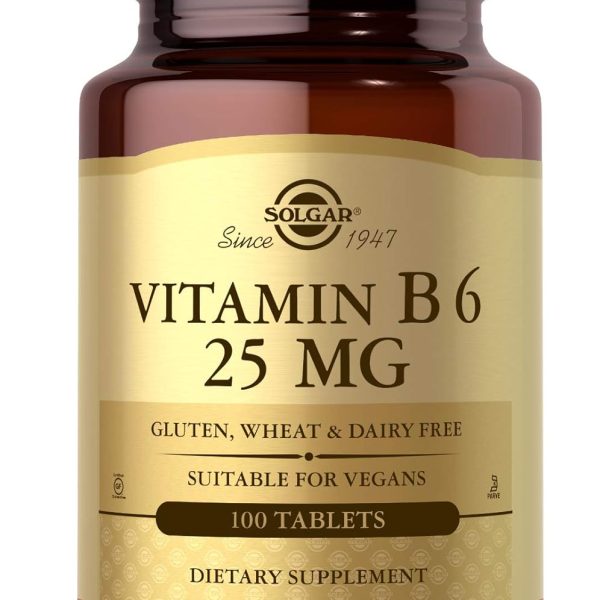 Solgar Vitamina B6 25 mg 100 Tabletas