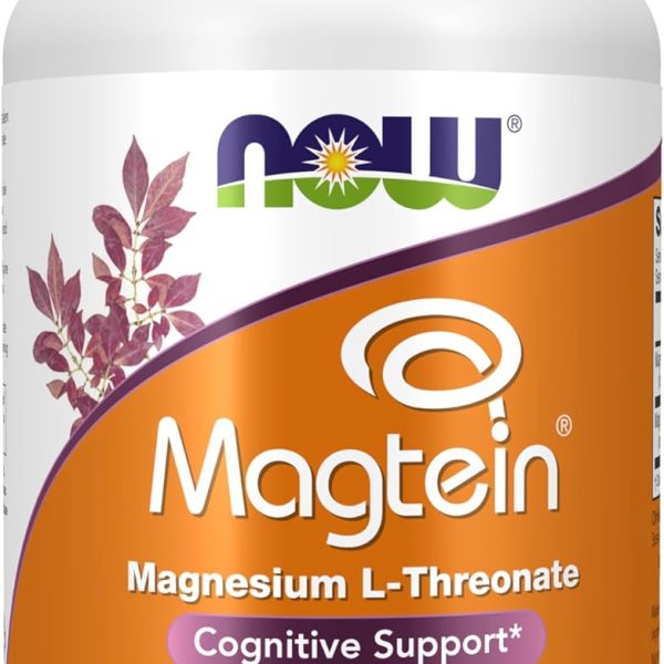 L-Treonato de Magnesio Now 90 Cápsulas
