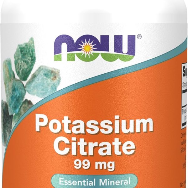 Now Citrato de Potasio 99 mg 180 Cápsulas